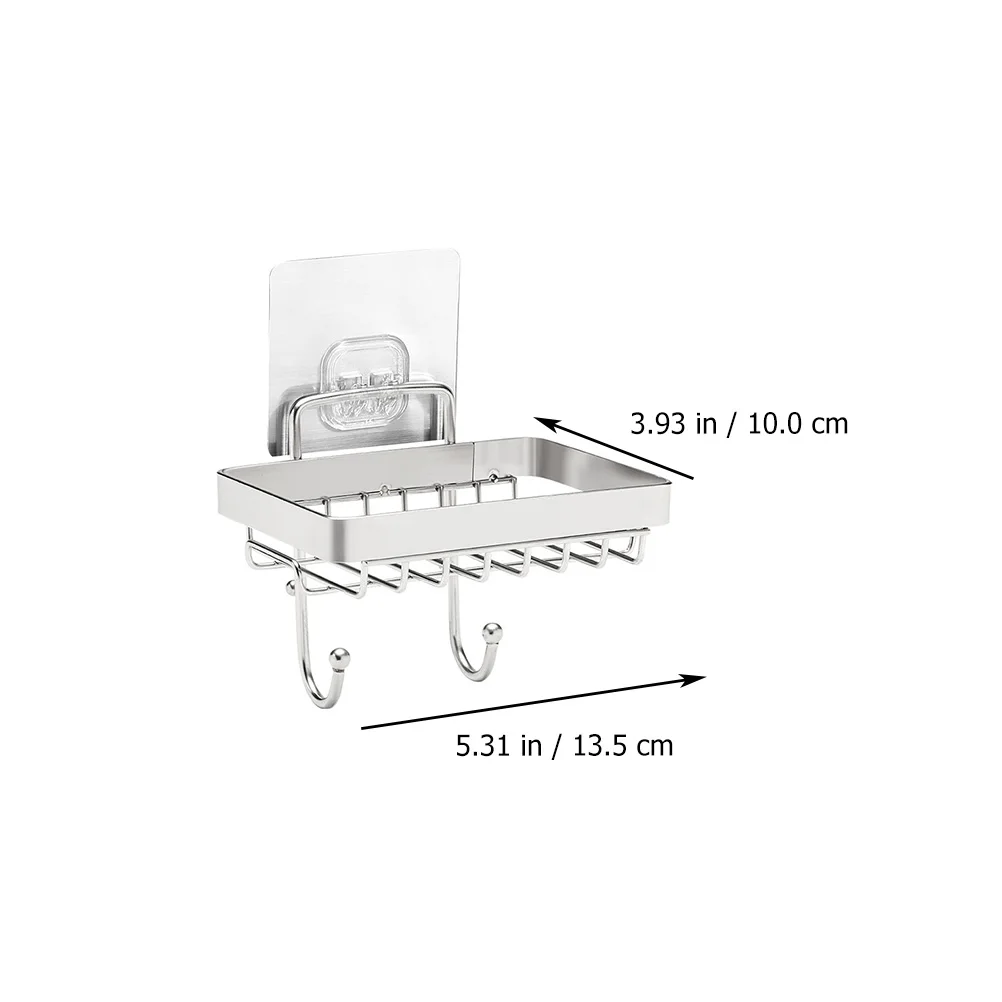 

Soap Case for Shower Stainless Steel Dish Drainer Bracket Holder with Drainage Bathroom