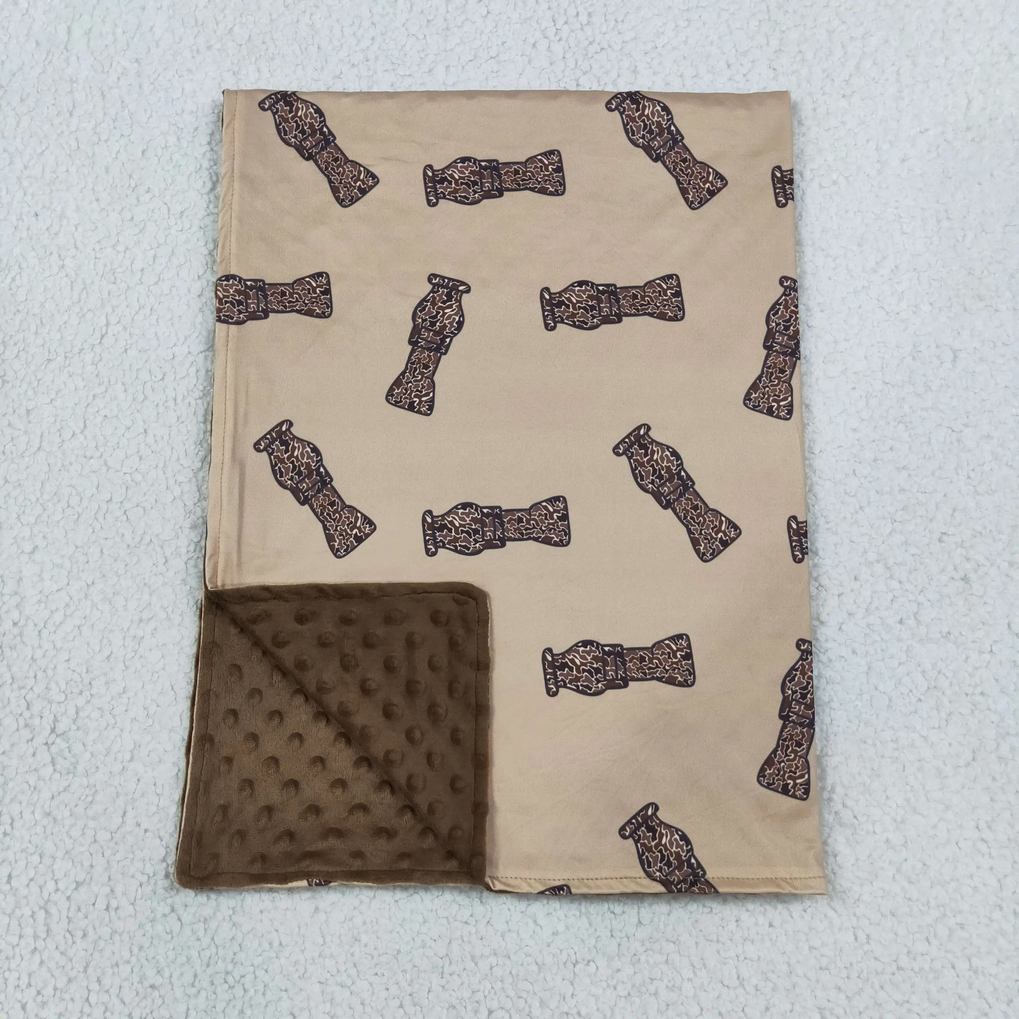 Wholesale Toddler Boys Flannel Blanket Baby Boy Children Thin Quilt Kids Camo Bedding Fleece