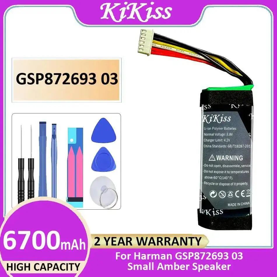 

For Harman GSP872693 03 Small Amber Speaker Battery 6700Mah Stable