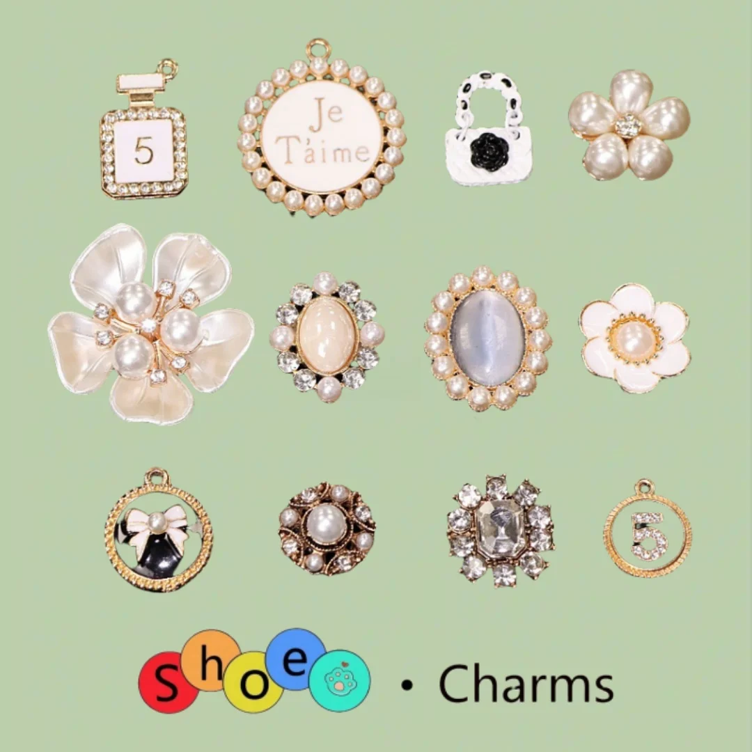 

New JIBBITZ Metal shoe charms DIY Fashion Garden Shoe Decorations Detachable Accessories Christmas Party Gifts Favors