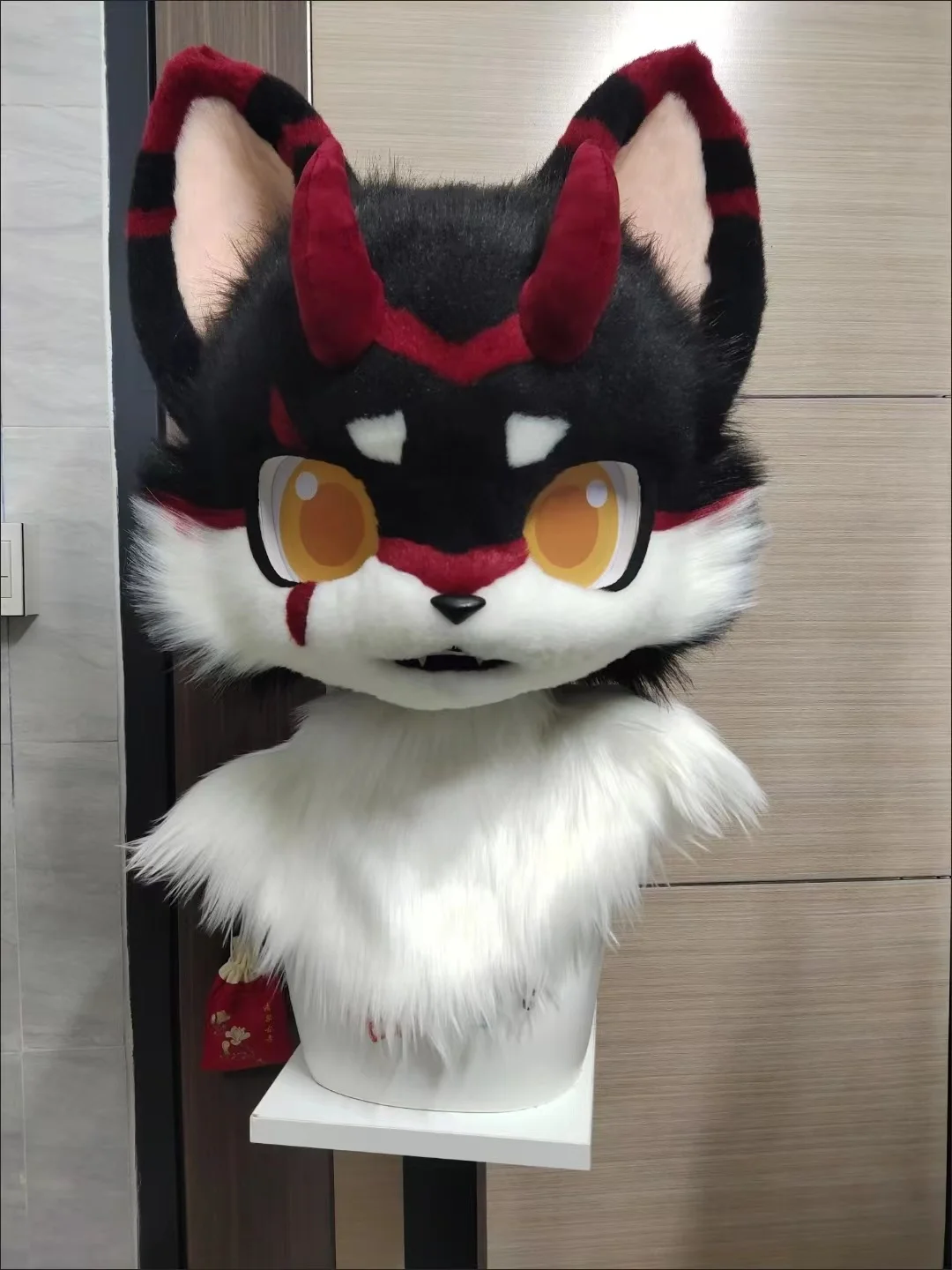 Yis cosplay Furry Head Mask Fursuit Face Base Fursona Kigurumi Kemono Animal Skull Custom Beast Head Handmade Mask