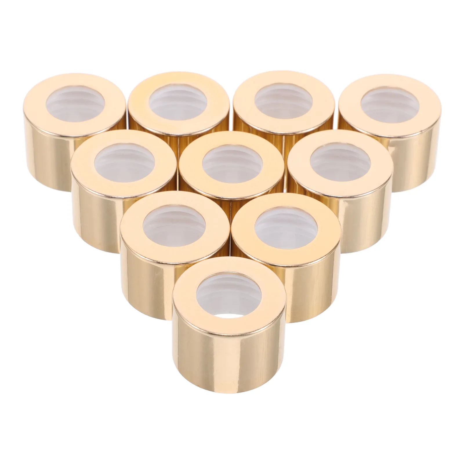 

10pcs Bottle Caps Unique Design Replaceable Lids For Reed Diffuser Empty Glass Jar Home Office Car Aromatherapy Use Replacement