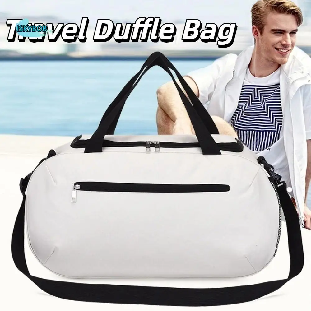 

Portable Large Capacity Travel Duffle Bag Waterproof Handheld Travel Luggage Bag Business Trip Sports Messenger Bag Female