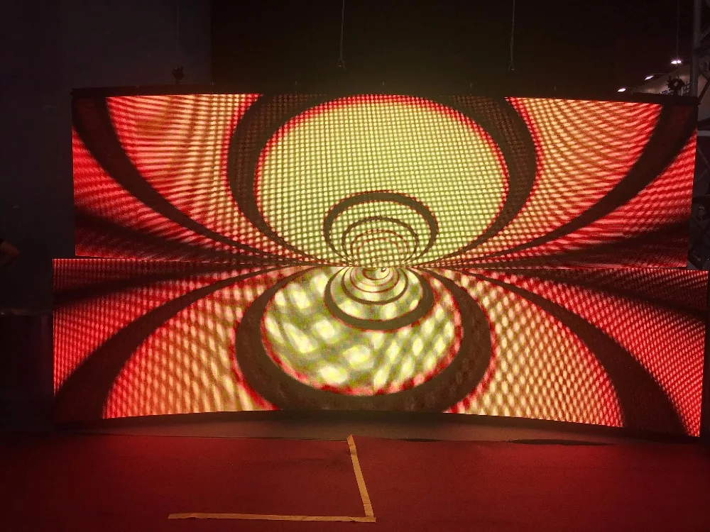 وحدة LED P2 لوحة تلفاز LED داخلية شاشة RGB LED لوحة مصفوفة نقطية P2 128x64 بكسل لوحة LED منخفضة السعر