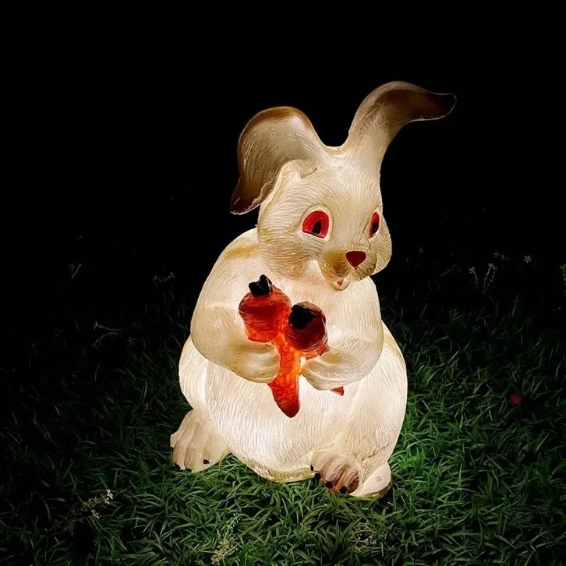 Animal lamp Outdoor waterproof rabbit lamp Landscape lamp