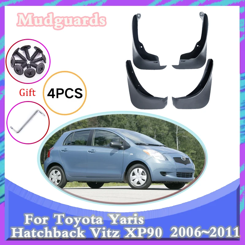 

Car Mud Flaps For Toyota Yaris Hatchback Vitz XP90 2006~2011 Mudflaps Splash Guards Muds Flap Mudguards Fender Auto Accessories