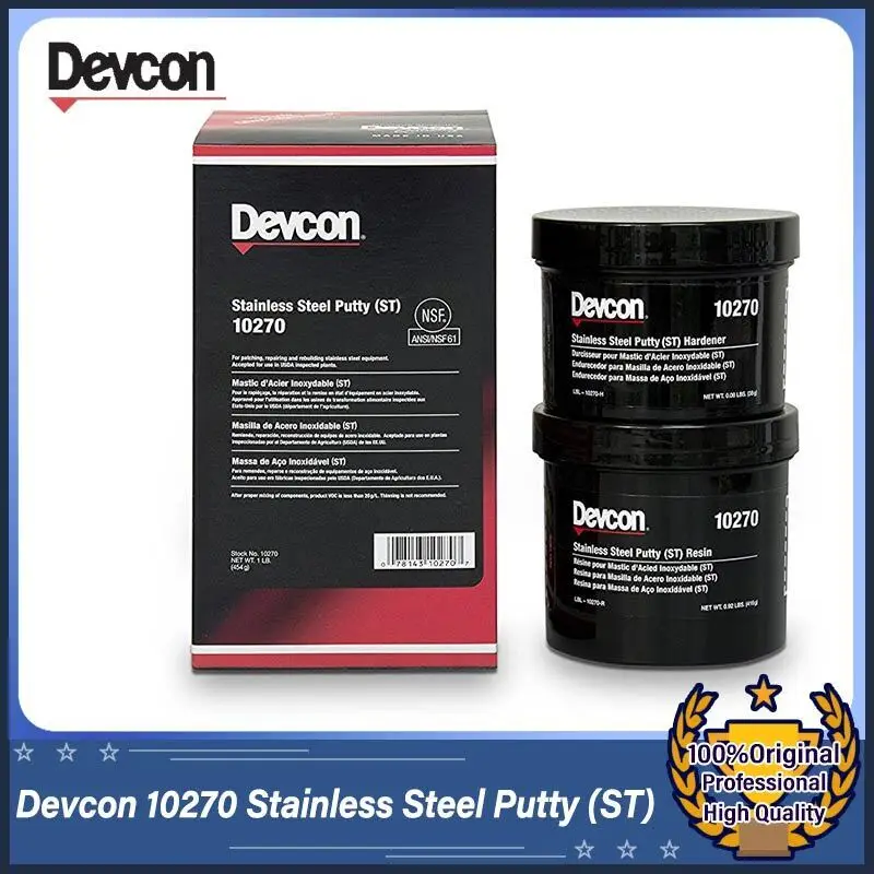 Devcon 10270 Stainless Steel Putty (ST) 1LB Epoxy for Repairing Stainless Steels