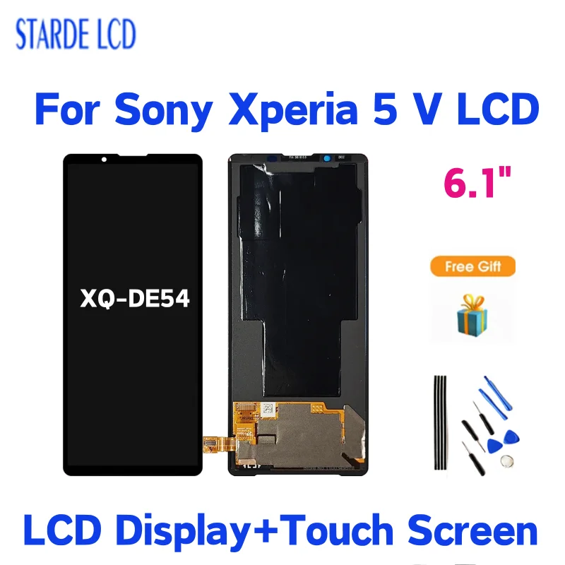 

AAA+ 6.1 inch For Sony Xperia 5 V LCD Display Touch Screen Digitizer Assembly For Xperia5 V XQ-DE54 LCD Replacement