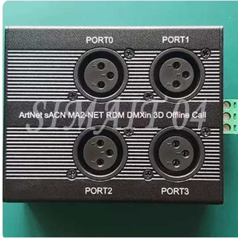 MA3, MA2, Artnet, RDM, DMXin, SACN, Offline, Central Control, Support 20-30 Kinds of Software, 4 Ports DMX512