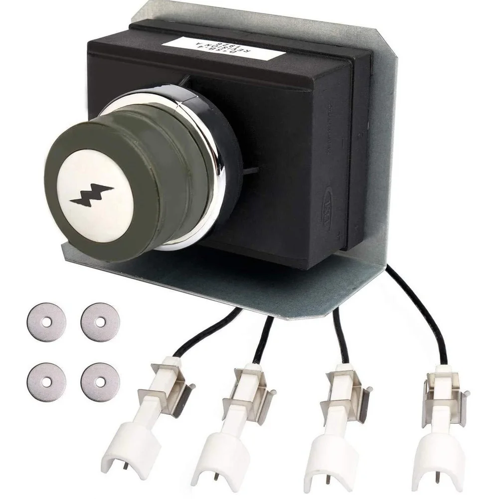 For pulse Ignition System Replacement Kit for For weber For genesis 7629 Grill ABS Igniter Button Module and Electrodes