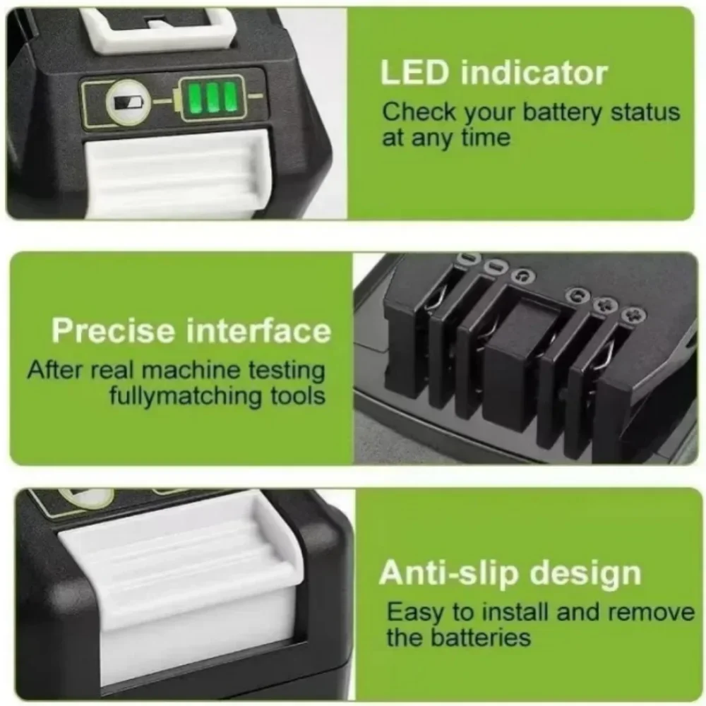 29842 Batteria per Greenworks 24V 8.0AH, 2024, 29842, 29852, BAG708, 29322, 21342 Attrezzatura