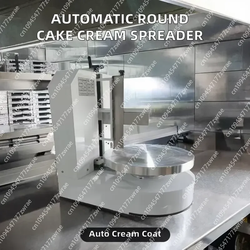 Commercial Automatic Cake Icing Spreading Machine for Bread Butter Birthday Cakes