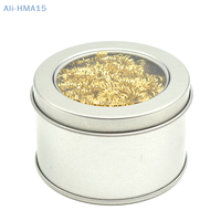 Cleaning Ball Desoldering Soldering Iron Mesh Filter Cleaning Nozzle Tip Copper Wire Cleaner Ball Yellow Cleaning Sponge