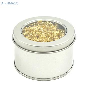 Reinigingsbal Desolderen Soldeerbout Mesh Filter Reinigingspunt Koperdraadreiniger Bal Gele Reinigingsspons