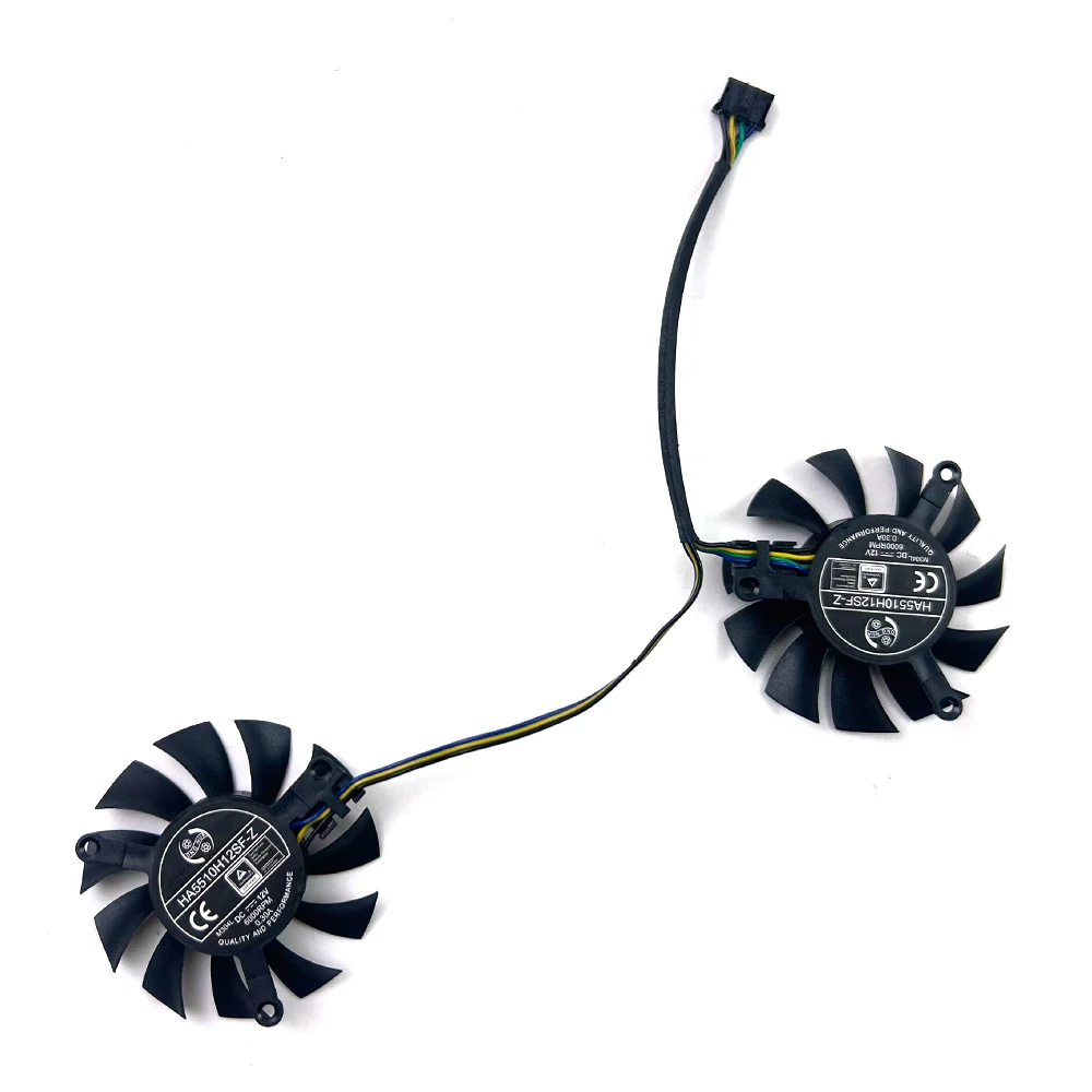 NEW Cooling Fan 50mm 4pin 0.3A HA5510H12SF-Z RTX3050 LP GPU FAN For MSI GeForce RTX 3050 LP 6G OC video card fans