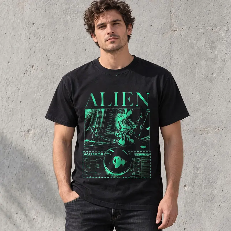 Alien Movie Ellen Ripley Graphic T-Shirt Retro Sci-Fi LV-426 Wayland-Yutani Horror Xenomorph Unisex Vintage Short-Sleeve Tee