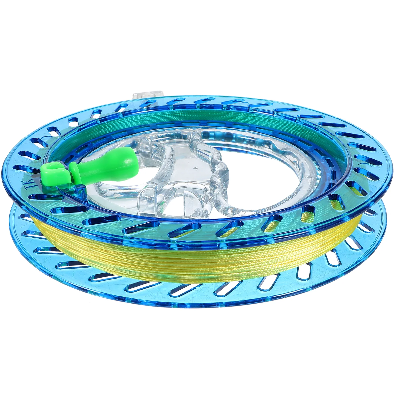 

ABS Anti-fall Ball Bearing Kite Reel 20cm Crystal Purple Wheel 400m Line Flying Kites Higher Longer Adjust Length Winder
