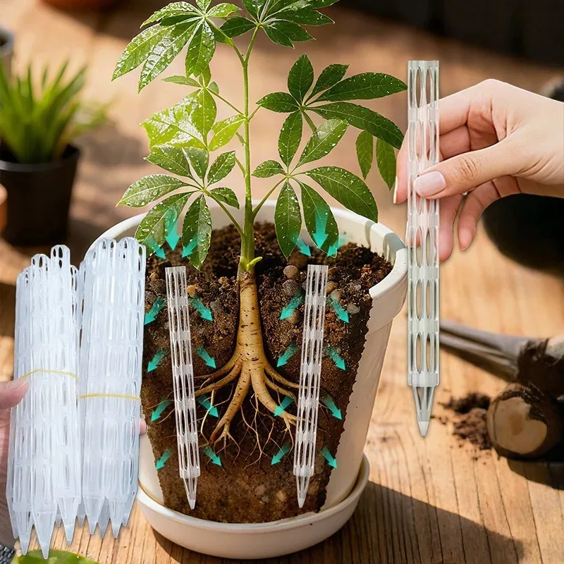 10/20Pcs Plant Drainage Pipes, Root Ventilation Tube Prevent Root Rot, Improve Drainage for Indoor & Outdoor Plants