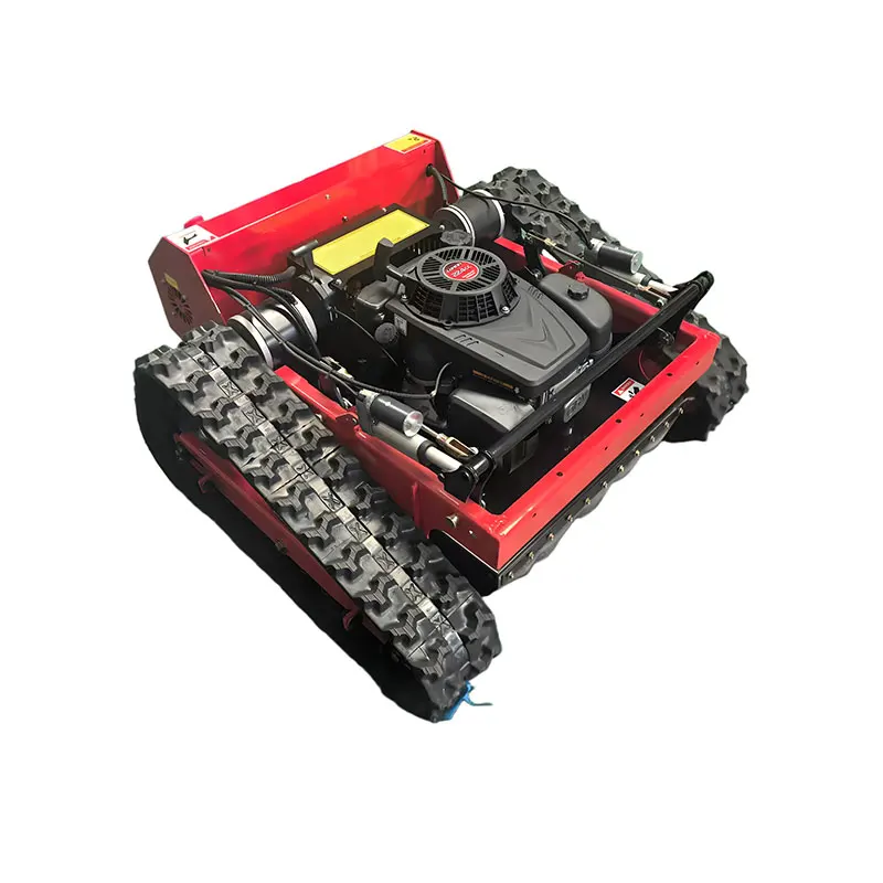 تصميم جديد 550 حديقة الزاحف روبوت جزازة العشب 7.5HP ذاتية الدفع صفر بدوره محرك التحكم عن بعد المستقل #5
