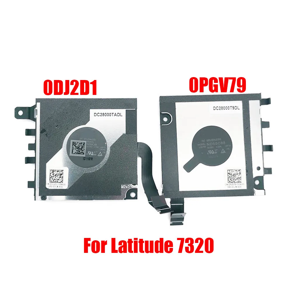 

Laptop Fan For DELL For Latitude 7320 0PGV79 PGV79 ND55C88-20F11 DC28000T9DL 0DJ2D1 DJ2D1 ND55C89-20F11 DC28000TADL A Pair New