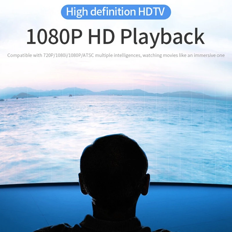 신호 증폭기가 있는 HDTV 디지털 수신 안테나, 25DB 고이득 HD VHF UHF 신호 리시버 DVB-T2