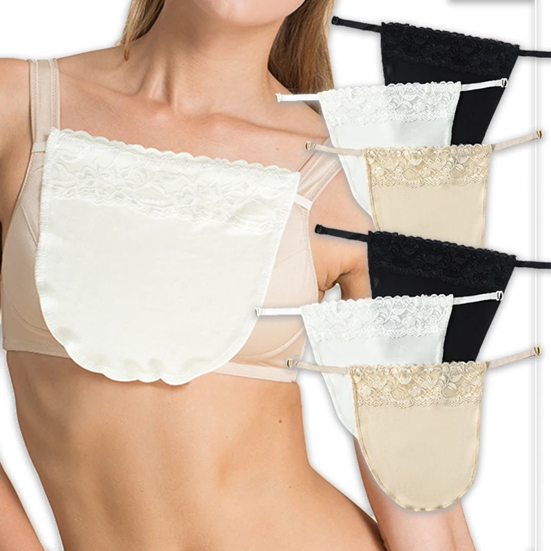 Frauen vertuschen Brust BH Blumen blätter Spitze Mock Leibchen BH Einsatz Dekolleté Cover Overlay Panel Weste gewickelt Brust Bandeau