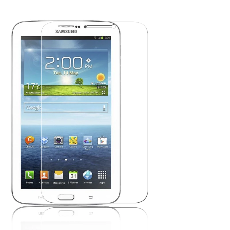 HD tempered glass film For Samsung Tab 3 7.0 P3200 T210 T211 P3210 Nano tablet Anti-shatter LCD Screen Protector Protective Film