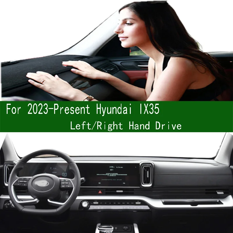 

For 2023 2024 2025 Hyundai Mufasa SUV Dashmat Dashboard Cover Instrument Panel Sunscreen Protective Pad Dash Mat Ornaments