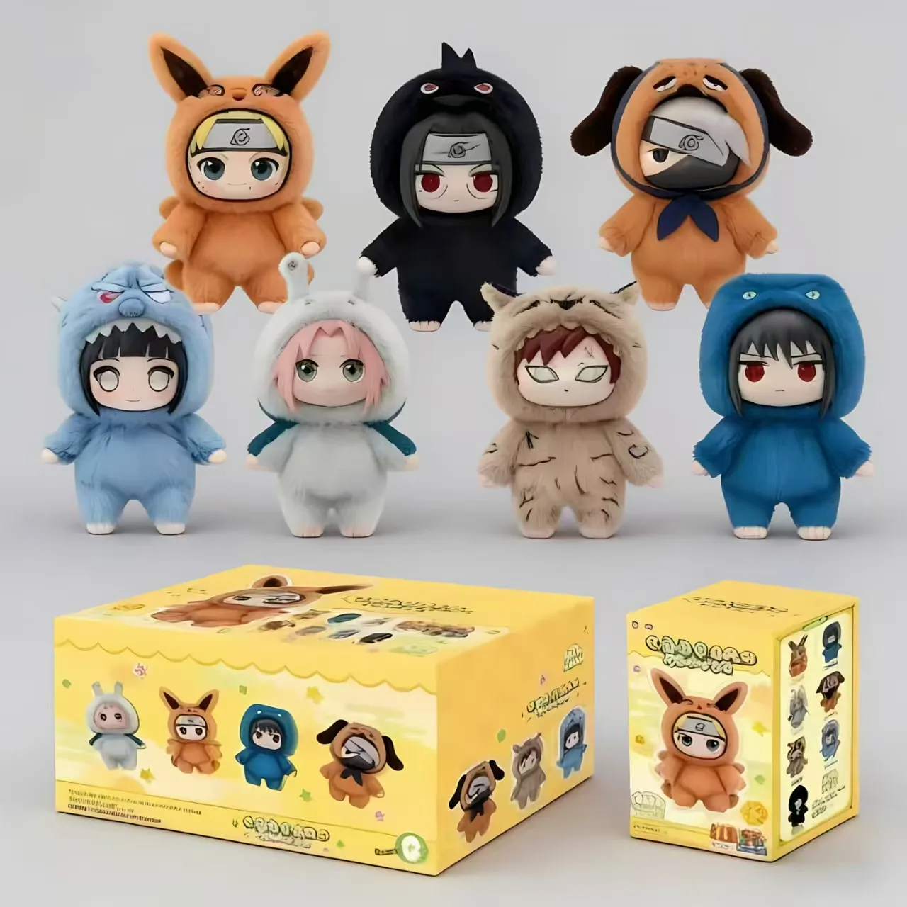 

В наличии! Оригинальная фигурка TOP TOY Naruto EAKI Cute Beast Party Sasuke из винила, милый плюшевый брелок-сюрприз, подарок.