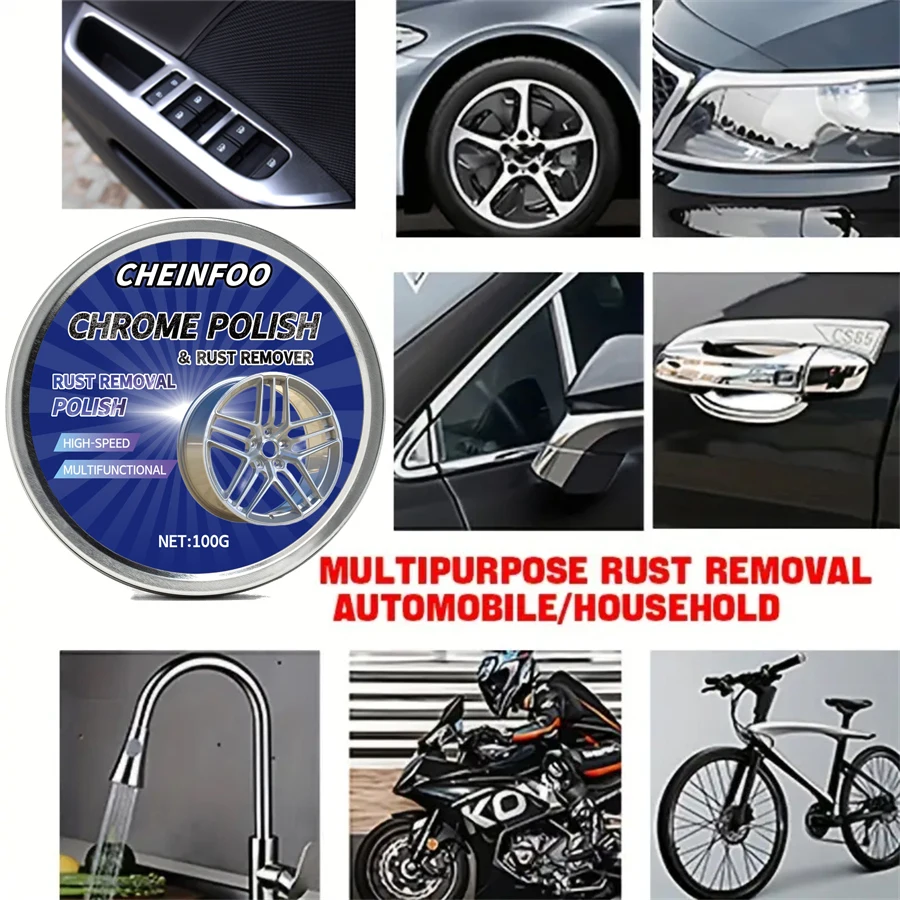 Alloy Universal Wheel Hub Repair Kit - Scratch Remover, Oxidation Cream, Rust Protector & Car Wheel Care Polishing Paste