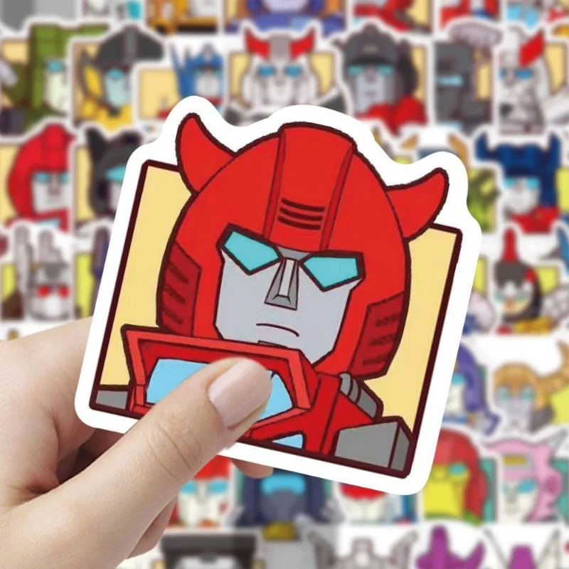 60PCS Transformers Cards Optimus Prime Megatron Soundwave Bumblebee Decorative Mobile Phone Notebook Stickers Wholesale