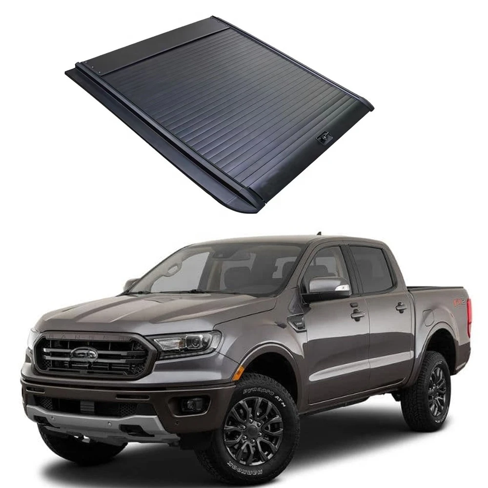 

pickup accessories high quality pickup retractable truck bed covers f150 tonneau cover for Ford Ranger t6 t7 t8