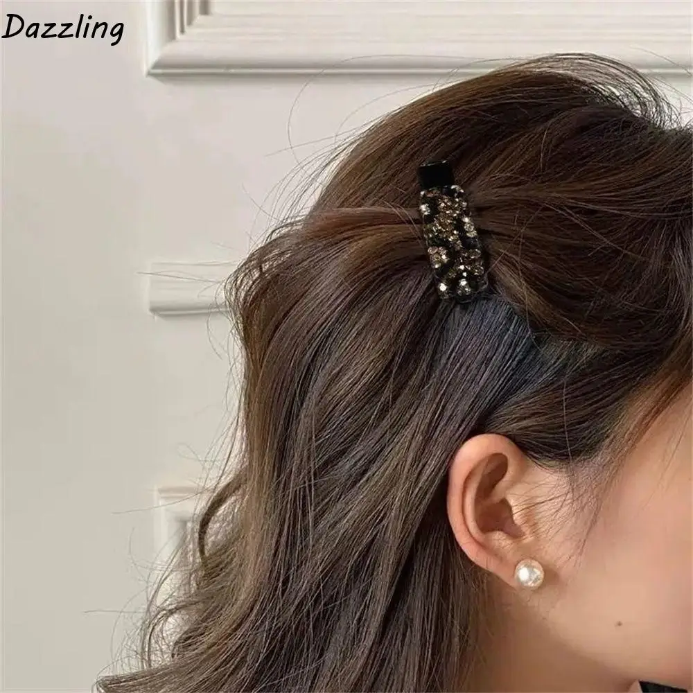 

Creative Rhinestones Colorful Rhinestones Hairpin Blingbling Shiny Cute Hair Clip Headwear Barrettes Zircon Hairpin Kids