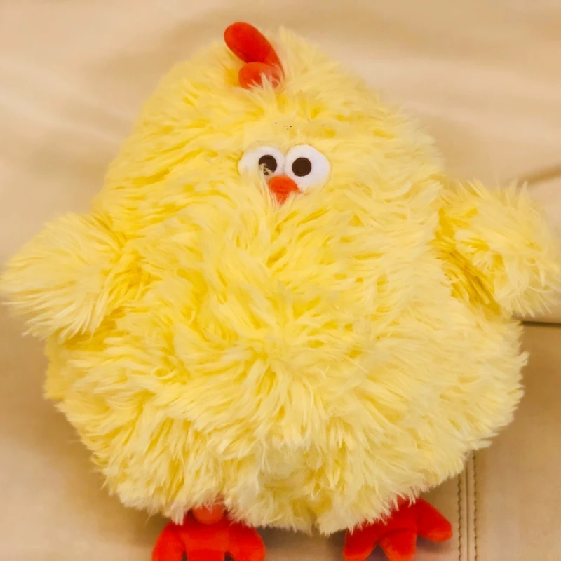 Official Miniso Dundun Chicken Plush Toy Cute Creative Vegetables Doll Throw Pillow Funny Friend Birthday Favorite Exquisite Gif