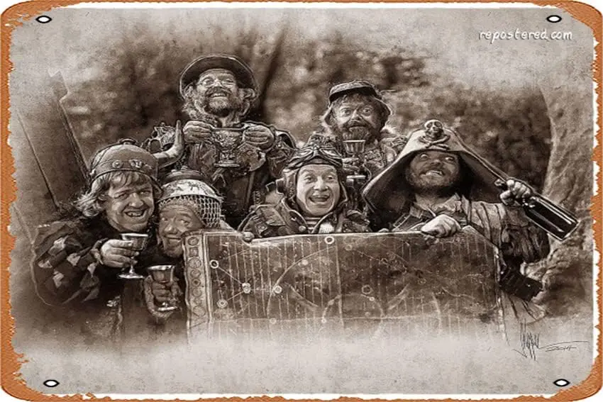Tin Sign Vintage Time Bandits Funny Classic Musical Bar Pub Cafe Wall Kitchen Bathroo Poster Karaoke Retro Decor Art Home D sign
