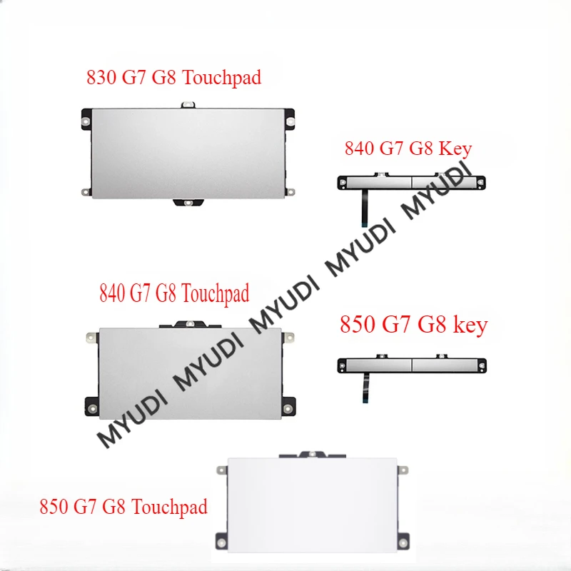 

TM-P3593 TM-P3592 TM-P3591 Touchpad For HP Elitebook 830 840 850 G7 G8 Laptop Clickpad Mouse Board Key Buttons Track Pad Silver