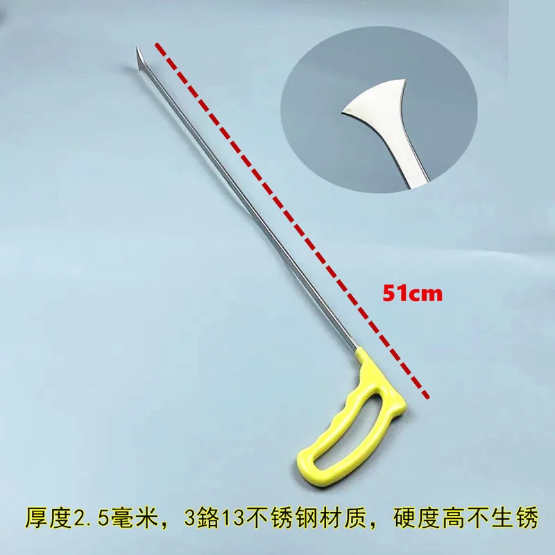 Car Paintless Dent Repair Tools Crowbar Bar Push Rod Hooks Automotive Hand Tool Silver Universal Fitment 21cm/31cm/41cm/51cm