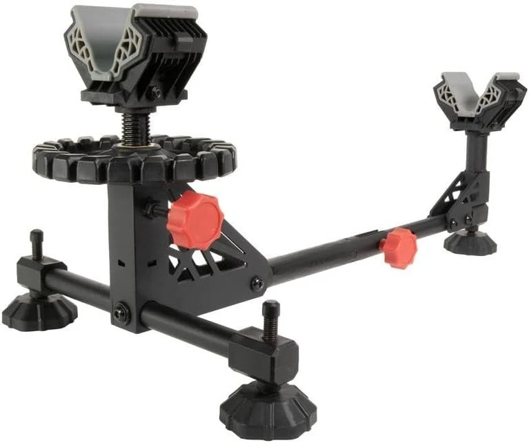 

Прочная регулируемая подставка для стрельбы для винтовки со стальной рамой и нескользящей резиновой подставкой