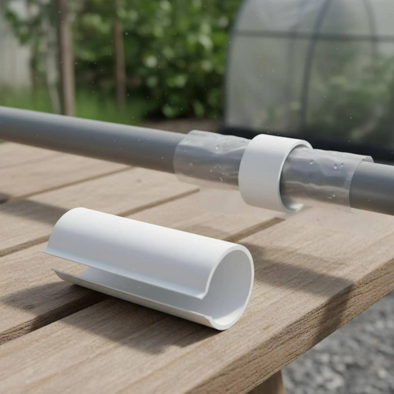 

32 Pieces 1 Inch Greenhouse Clip Multi-Use Greenhouse Film Clip PVC Pipe Clamp Secure Hold Garden Hardware Wide Fit for Shelter