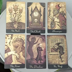 Abandon Oracle Deck 10.5*6cm Based on Nightmares From The Dream Diaries of Patrick Valenza 52 Horrifying Oracle Cards