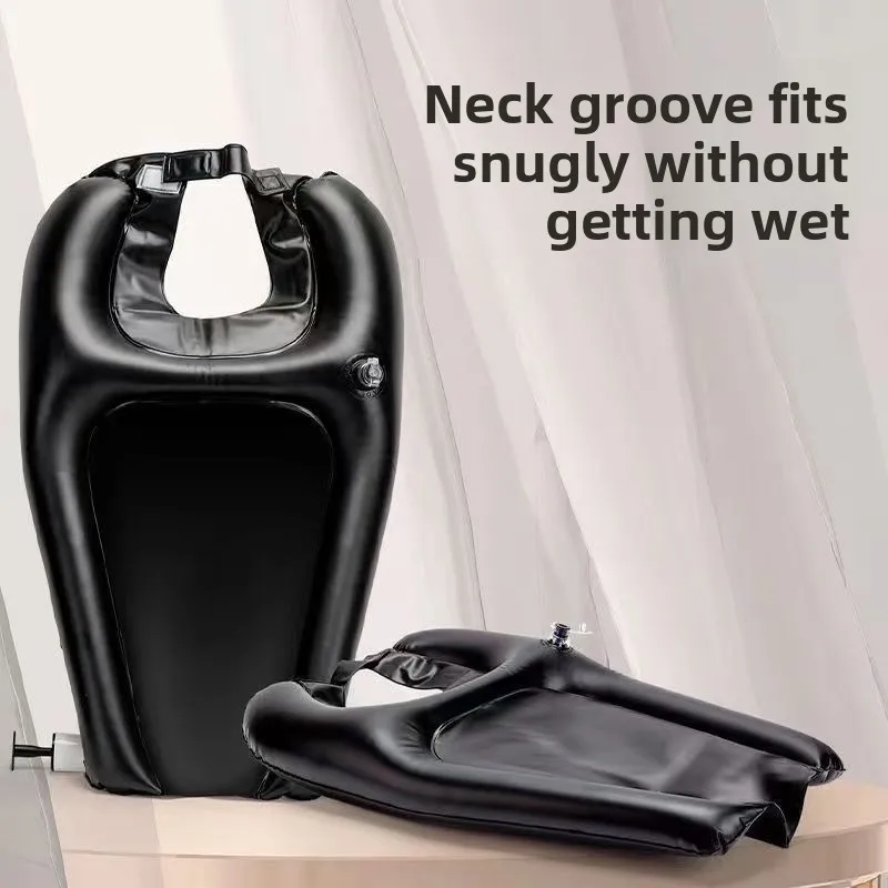 Portable Shampoo Bowl Inflatable Basin for Seniors Home Care Hair Wash Basin Confinement Pregnant Women Baby Elderly Disable
