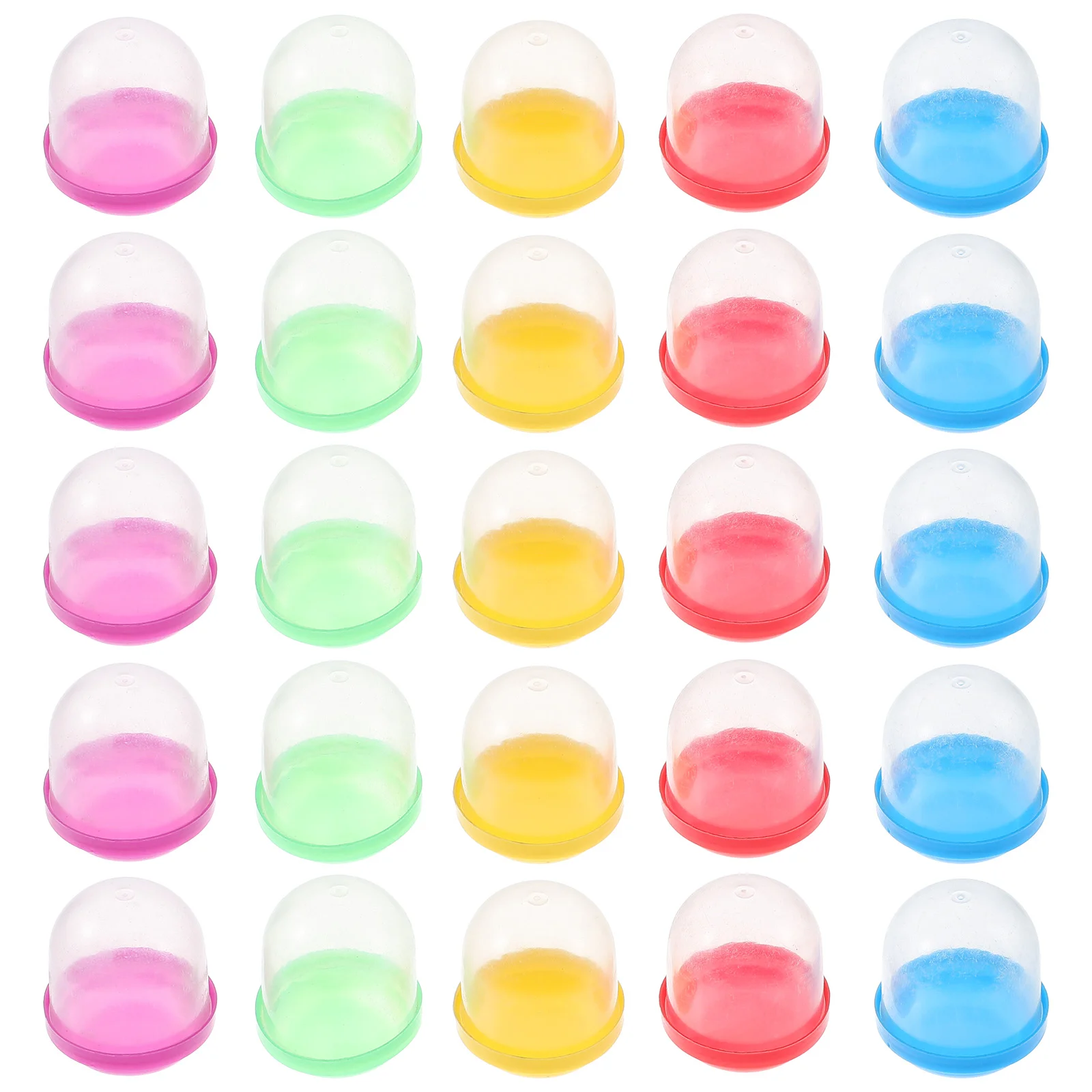 50 Pcs Shell Empty For Party Gift Packing Vending Machine Capsules Bulk Plastic Decor Toy Fillable Gum Balls