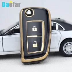 For Nissan Qashqai J11 X-trail Trail Murano MAXIMA ALTIMA Juke Micra Tiida Pulsar 2014-2018 TPU 2 Buttons Car Key Cover Case