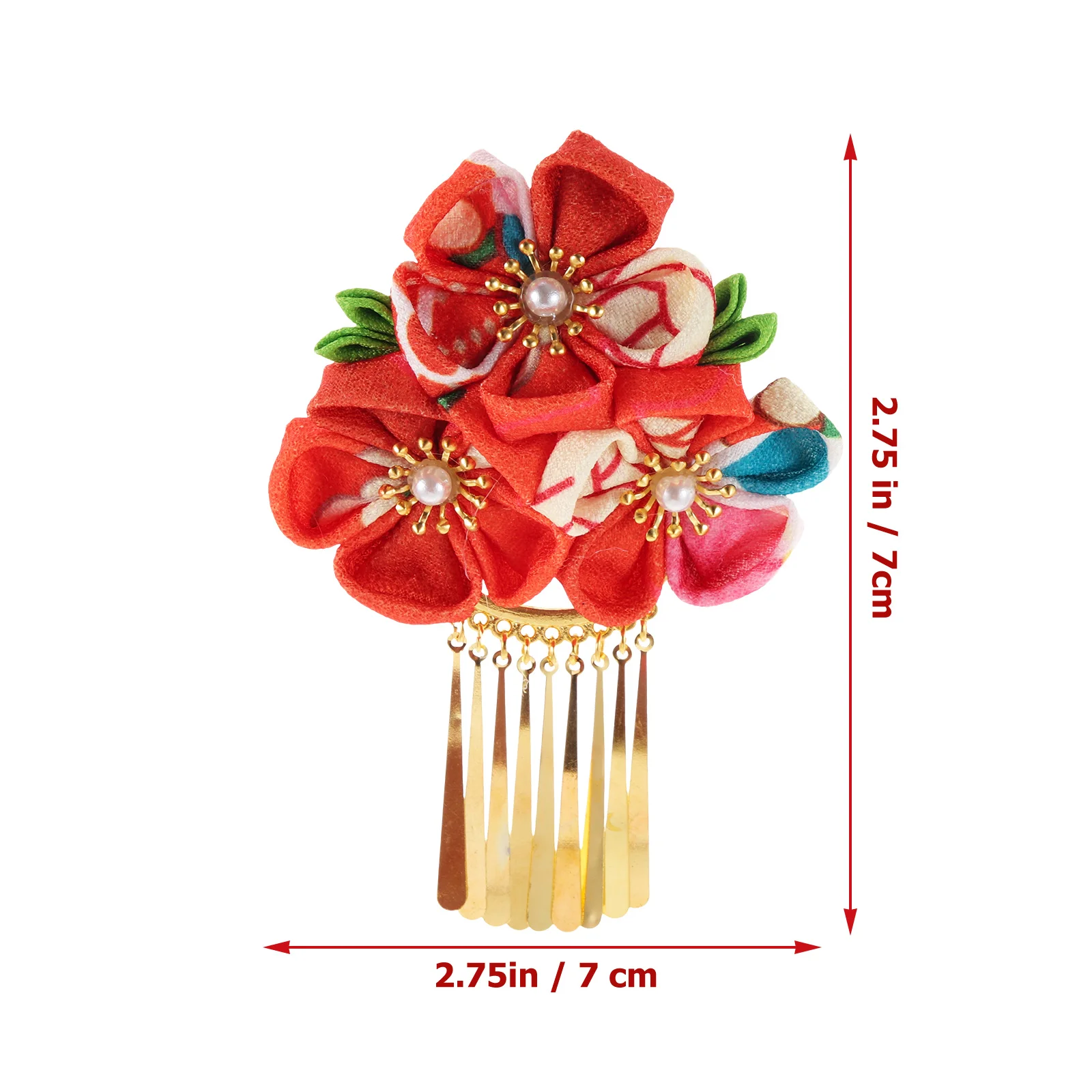 Hair Barrettes Japanese Style Clip Wedding Accessory Kimono Hairclip Bride Flower Clips