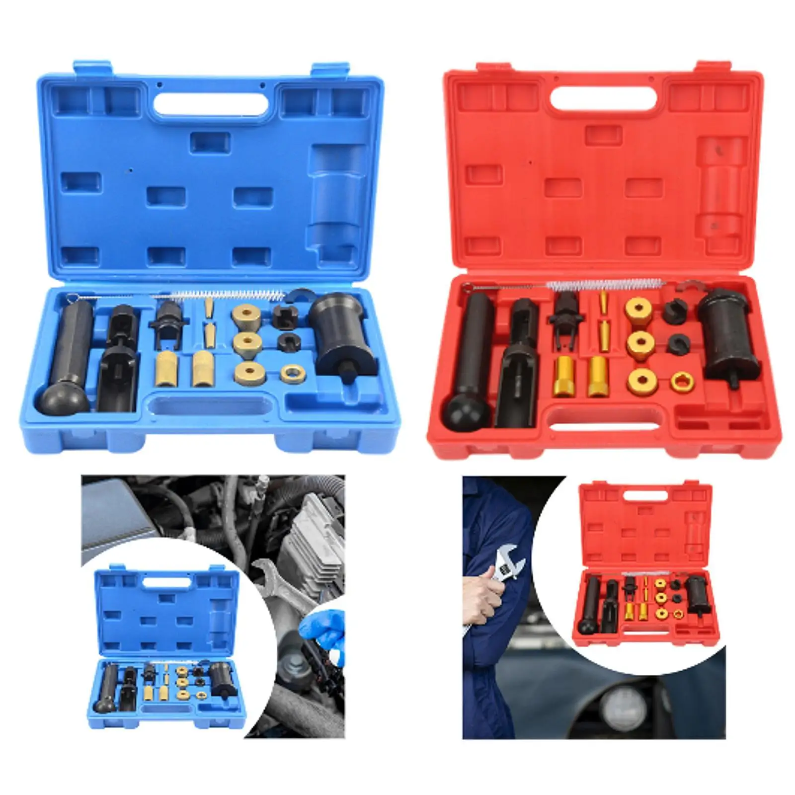 18x Car Injector Remover Kit Extractor Easy to Use Removal and Installation Tool