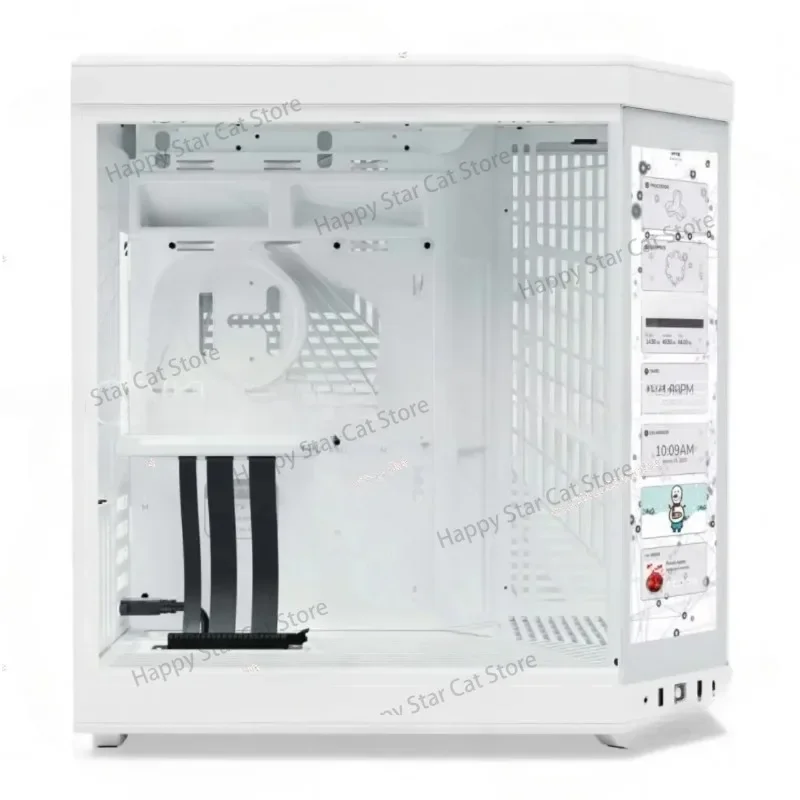 Integrated 4K LCD Touchscreen New HYTE Y70 Touch Dual Chamber ATX Mid Tower Modern Aesthetic Case