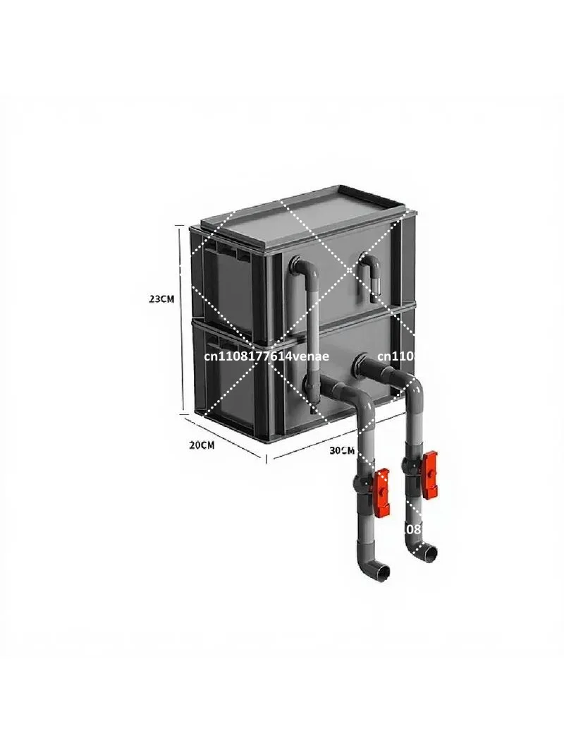 Fish Landscape Biochemical Filtration System, Fish Water Purifier, Seafood Pond Filter Sewage Processor