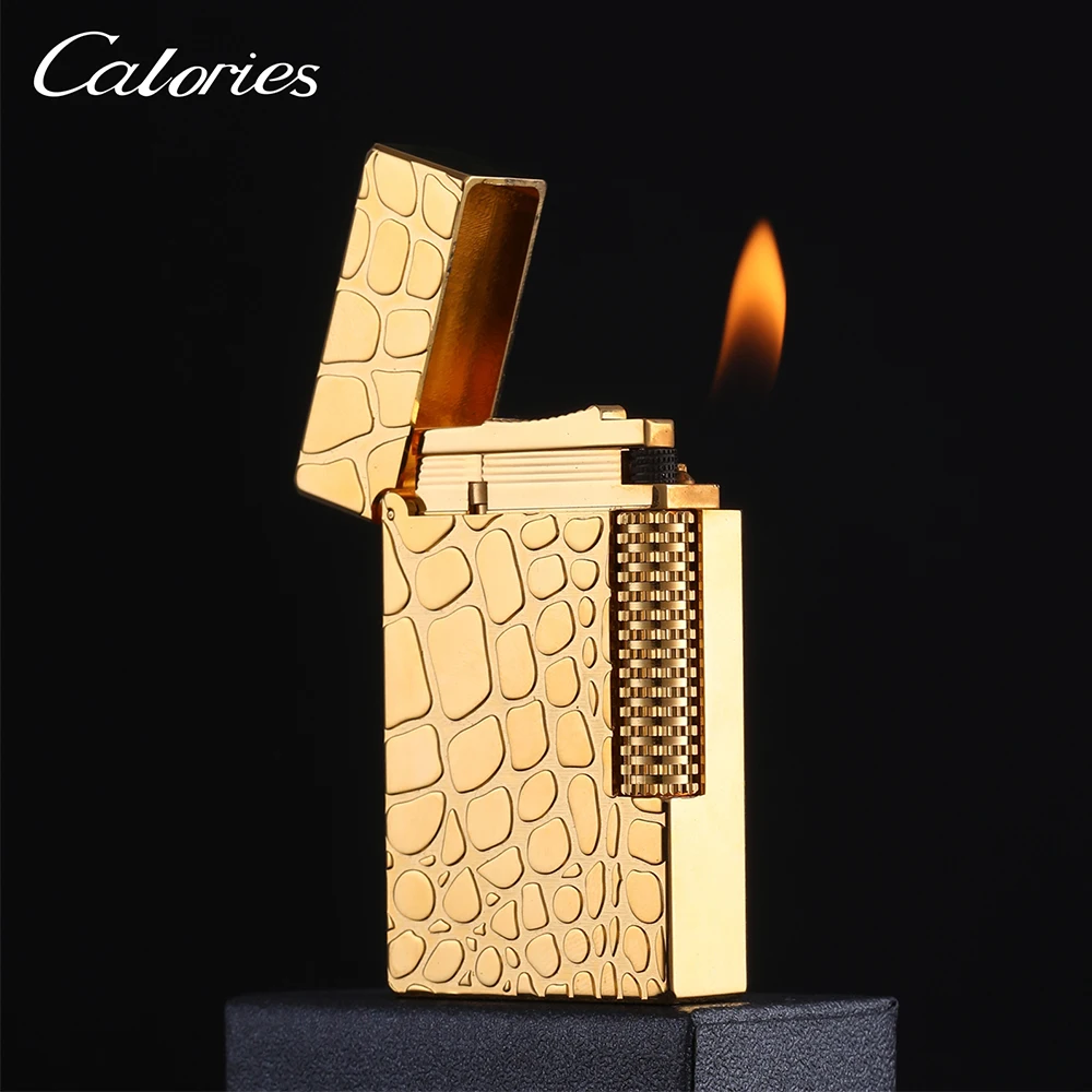 A Luxurious All-metal Lighter, Hand-carved From Pure Copper, with Various Styles, Making It The Perfect Gift for Your Boyfriend