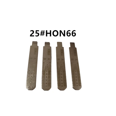 Лезвие для ключа с гравировкой, 25 # HON66, для Honda Acura BYD Great Wall Scale, режущие зубья, режущий ключ 2 в 1, 10 шт.