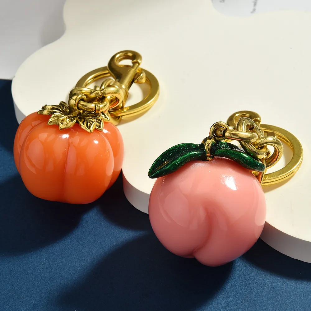 سلسلة مفاتيح سيارة رائعة لعام 2025، جميع أفضل سلسلة مفاتيح البرسيمون، قلادة حقيبة، ملحقات حقيبة نسائية،